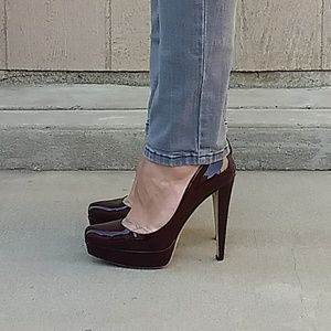 Miu Miu Burgundy heels size 6